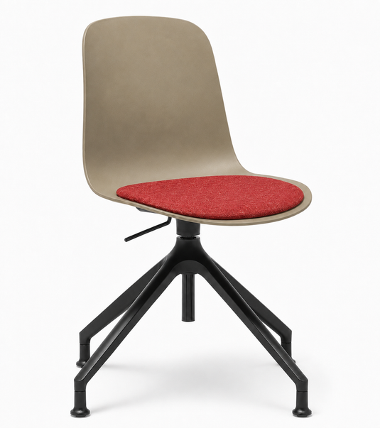 Eden Loria Swivel Chair - Height Adjustable - Seat Upholstered