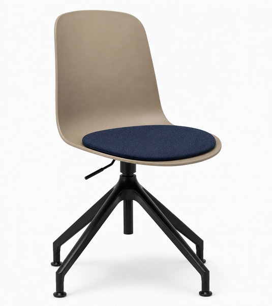 Eden Loria Swivel Chair - Height Adjustable - Seat Upholstered