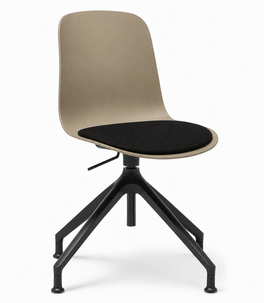 Eden Loria Swivel Chair - Height Adjustable - Seat Upholstered