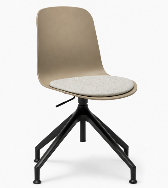 Eden Loria Swivel Chair - Height Adjustable - Seat Upholstered