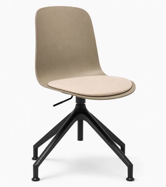Eden Loria Swivel Chair - Height Adjustable - Seat Upholstered
