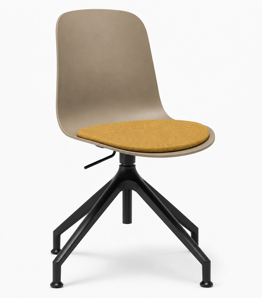 Eden Loria Swivel Chair - Height Adjustable - Seat Upholstered