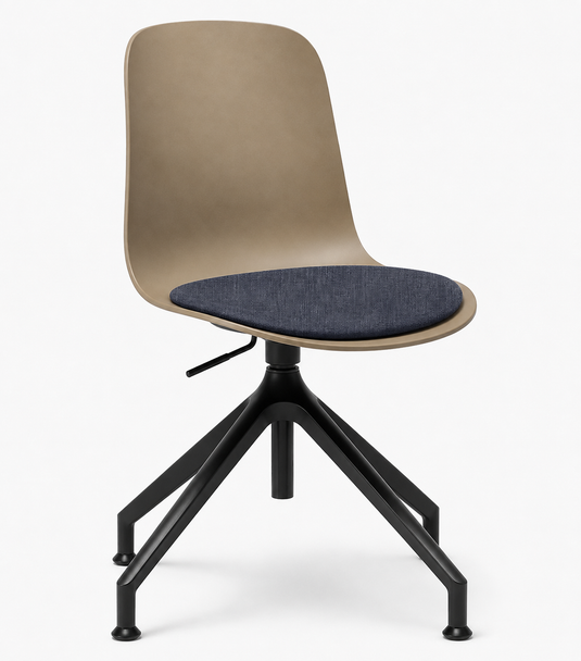 Eden Loria Swivel Chair - Height Adjustable - Seat Upholstered