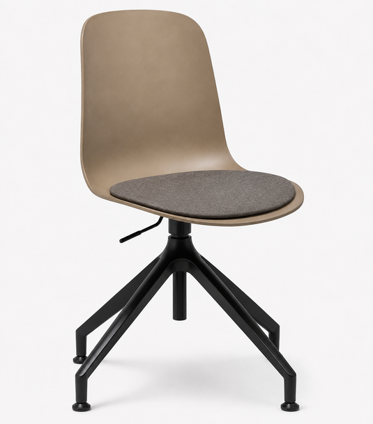 Eden Loria Swivel Chair - Height Adjustable - Seat Upholstered