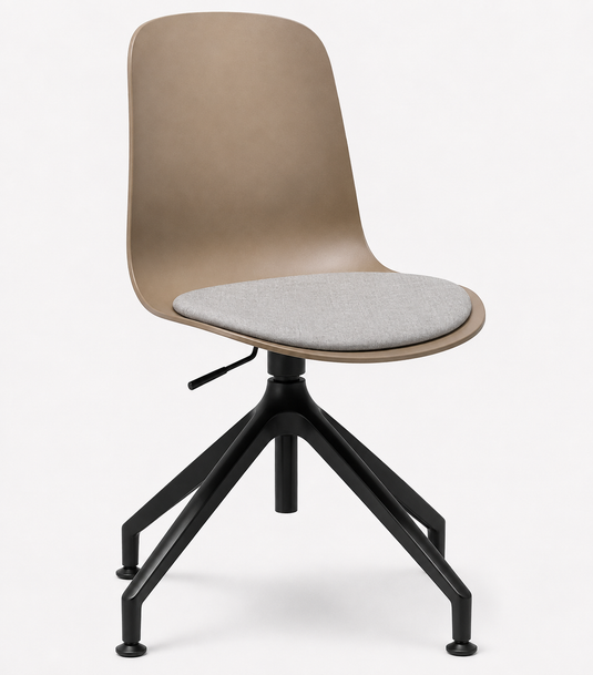Eden Loria Swivel Chair - Height Adjustable - Seat Upholstered