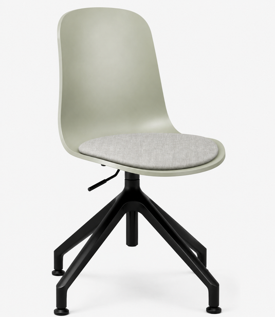 Eden Loria Swivel Chair - Height Adjustable - Seat Upholstered