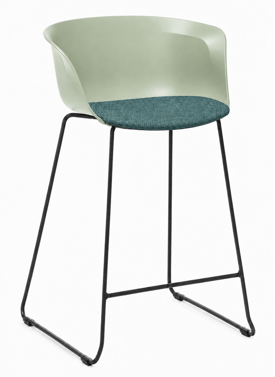 Eden Loria Kitchen Stool - Seat Upholstered