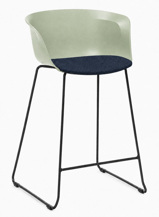 Eden Loria Kitchen Stool - Seat Upholstered