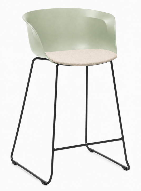 Eden Loria Kitchen Stool - Seat Upholstered
