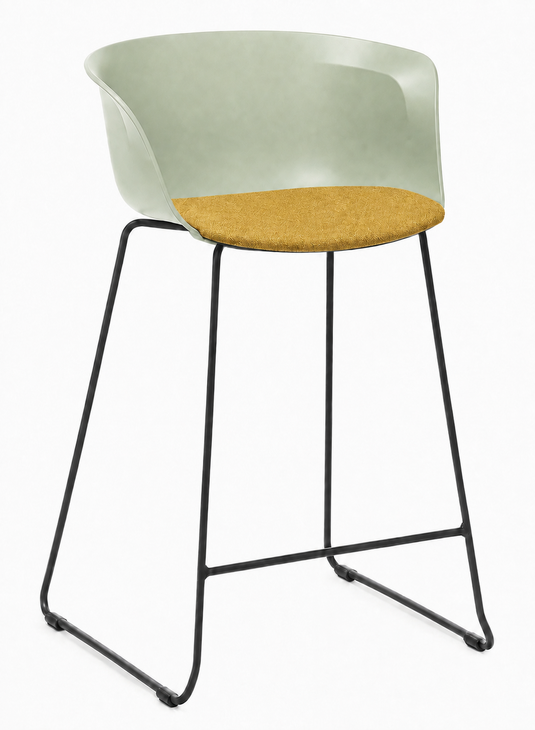 Eden Loria Kitchen Stool - Seat Upholstered