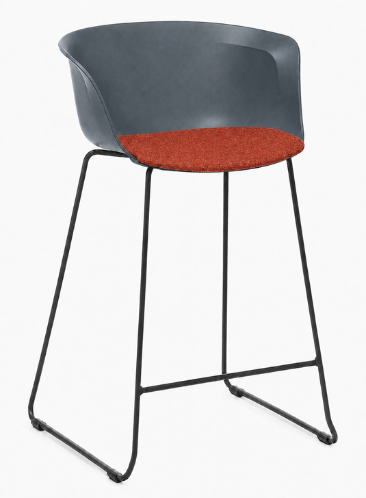 Eden Loria Kitchen Stool - Seat Upholstered