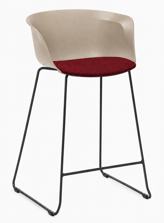 Eden Loria Kitchen Stool - Seat Upholstered