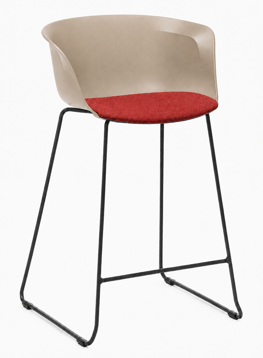 Eden Loria Kitchen Stool - Seat Upholstered