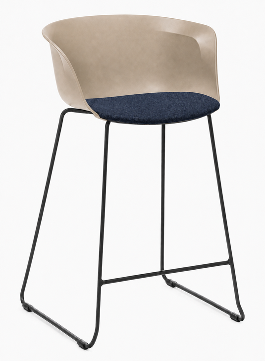 Eden Loria Kitchen Stool - Seat Upholstered