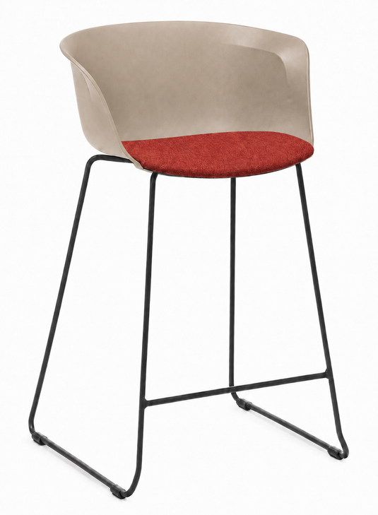 Eden Loria Kitchen Stool - Seat Upholstered