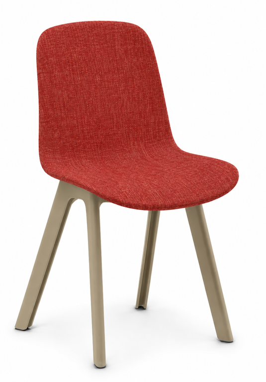 Eden Loria 4-Leg Chair - Upholstered