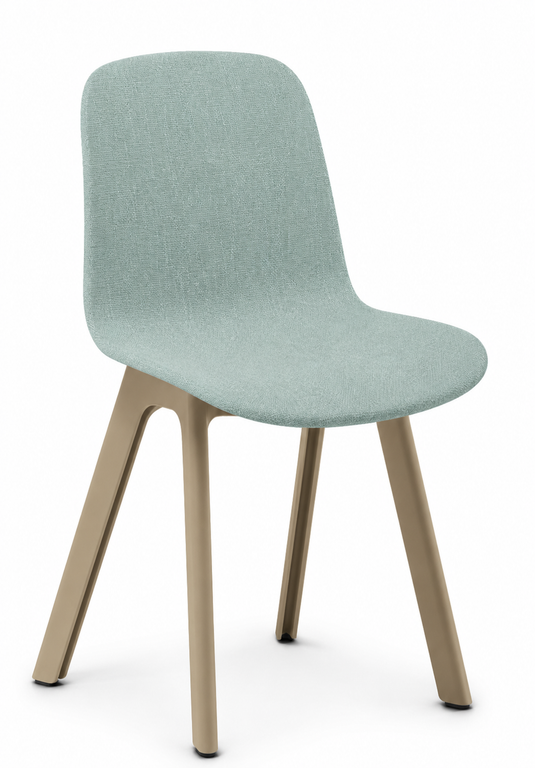 Eden Loria 4-Leg Chair - Upholstered