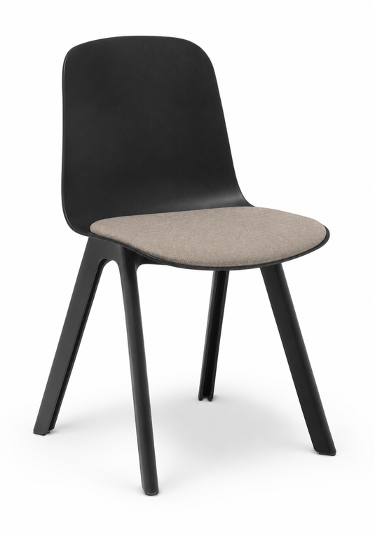 Eden Loria 4-Leg Chair - Seat Upholstered