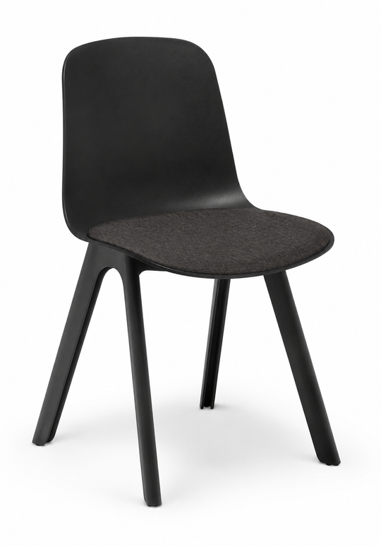 Eden Loria 4-Leg Chair - Seat Upholstered