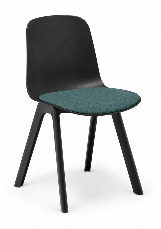 Eden Loria 4-Leg Chair - Seat Upholstered
