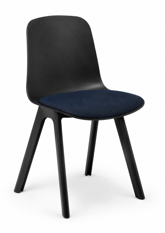 Eden Loria 4-Leg Chair - Seat Upholstered