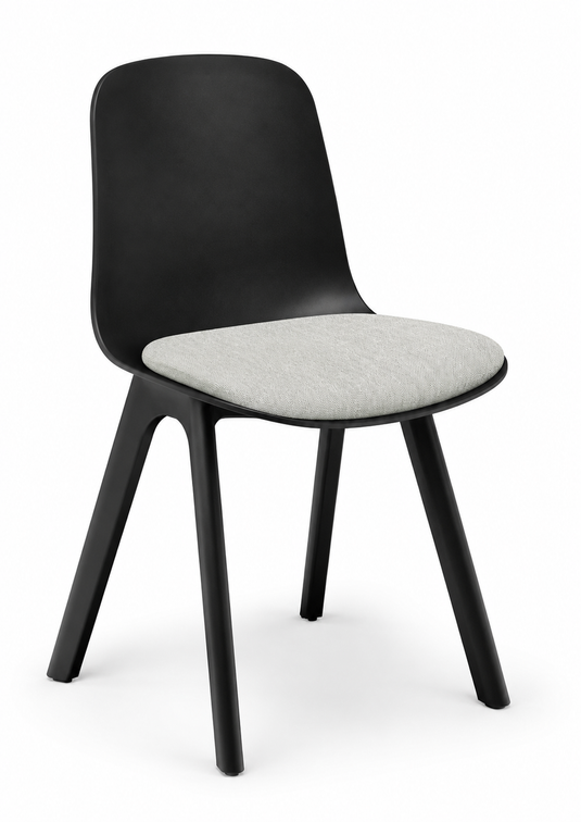 Eden Loria 4-Leg Chair - Seat Upholstered