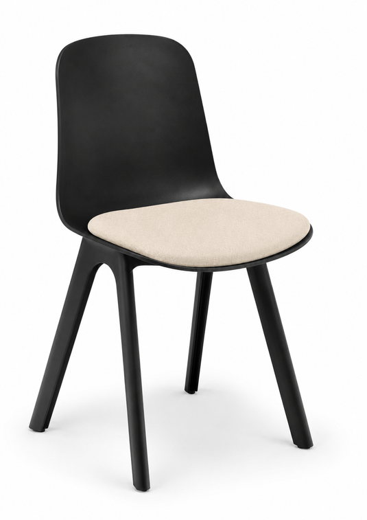 Eden Loria 4-Leg Chair - Seat Upholstered