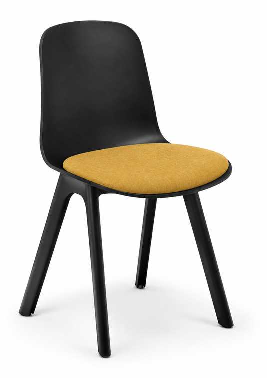 Eden Loria 4-Leg Chair - Seat Upholstered