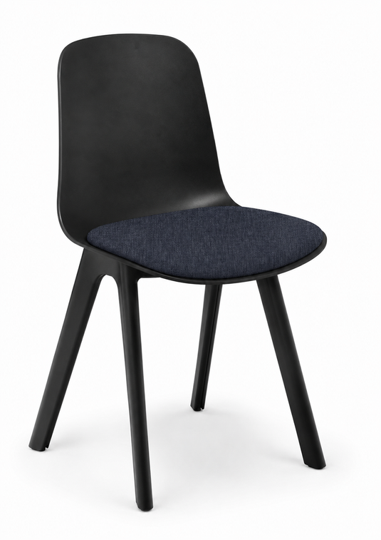 Eden Loria 4-Leg Chair - Seat Upholstered