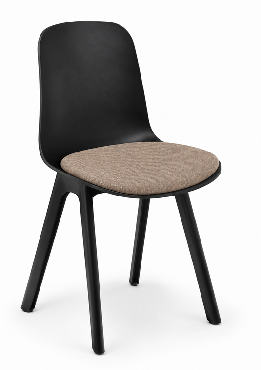 Eden Loria 4-Leg Chair - Seat Upholstered