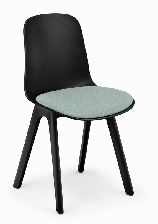 Eden Loria 4-Leg Chair - Seat Upholstered