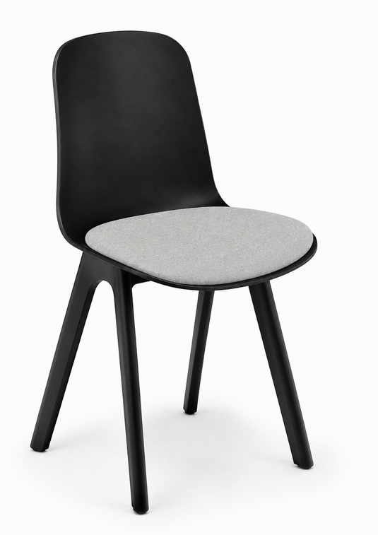 Eden Loria 4-Leg Chair - Seat Upholstered
