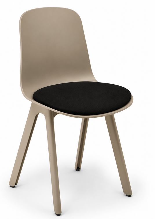 Eden Loria 4-Leg Chair - Seat Upholstered
