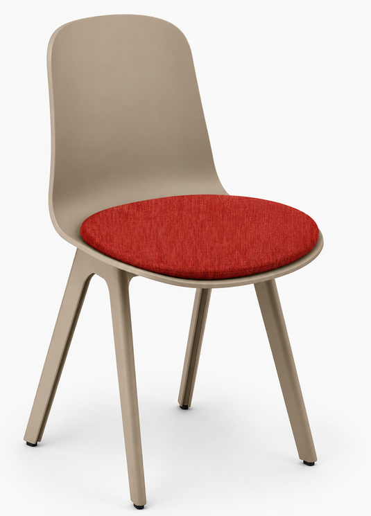 Eden Loria 4-Leg Chair - Seat Upholstered