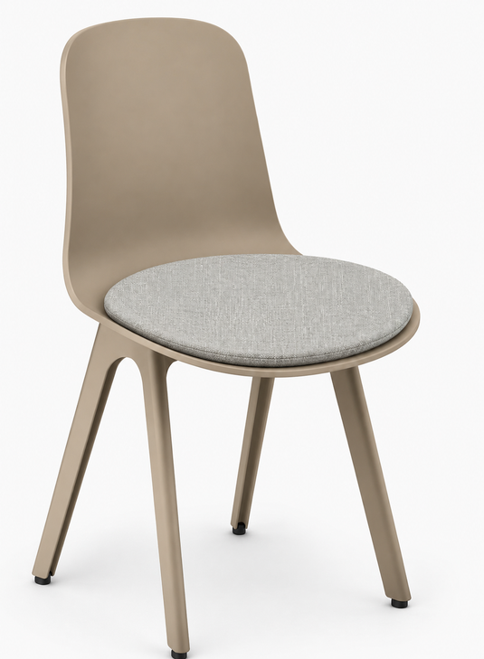 Eden Loria 4-Leg Chair - Seat Upholstered