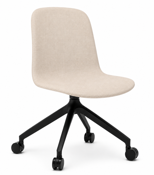 Eden Loria Swivel Chair - Fixed Height - Upholstered
