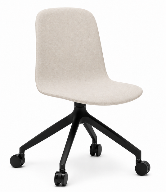 Eden Loria Swivel Chair - Fixed Height - Upholstered