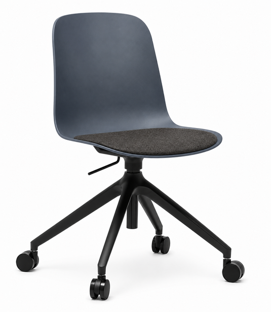 Eden Loria Swivel Chair - Height Adjustable - Seat Upholstered