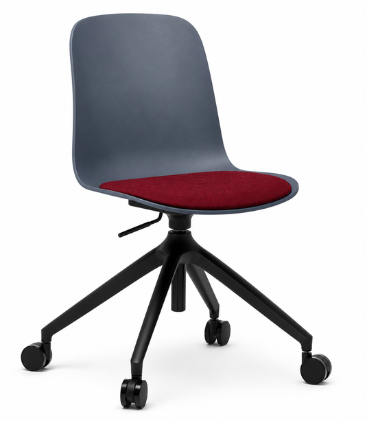 Eden Loria Swivel Chair - Height Adjustable - Seat Upholstered