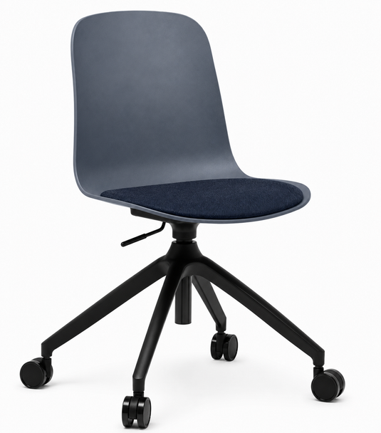 Eden Loria Swivel Chair - Height Adjustable - Seat Upholstered
