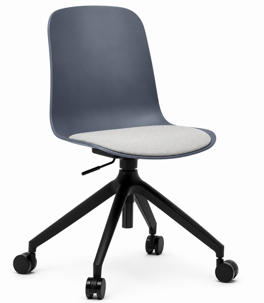 Eden Loria Swivel Chair - Height Adjustable - Seat Upholstered