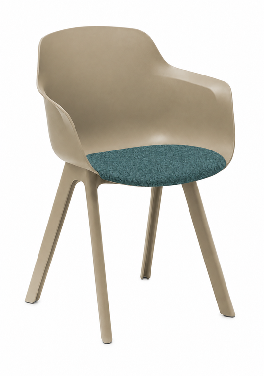 Eden Loria 4 Leg Armchair - Seat Upholstered