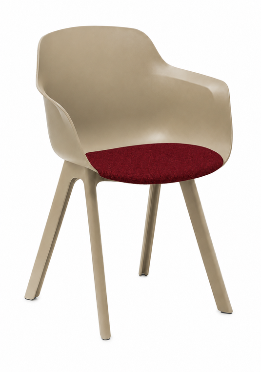 Eden Loria 4 Leg Armchair - Seat Upholstered