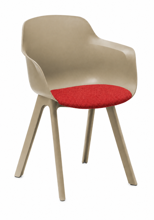 Eden Loria 4 Leg Armchair - Seat Upholstered