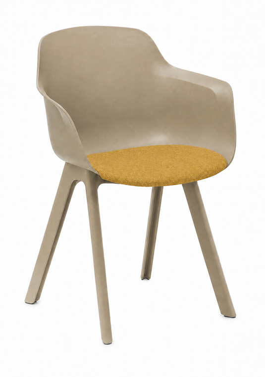 Eden Loria 4 Leg Armchair - Seat Upholstered