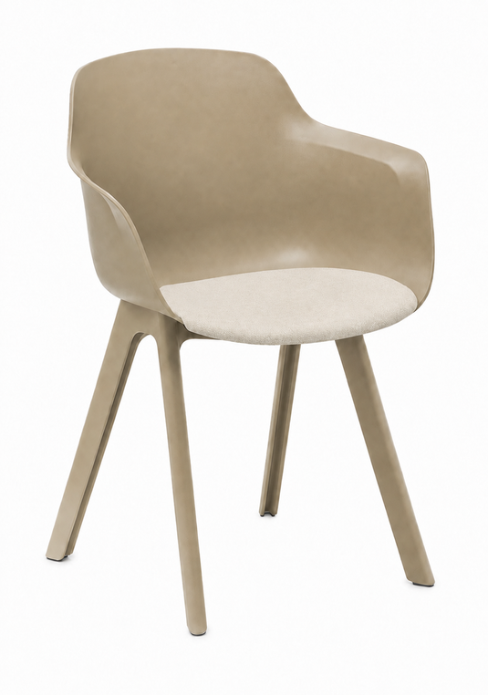 Eden Loria 4 Leg Armchair - Seat Upholstered