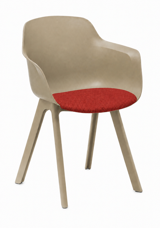 Eden Loria 4 Leg Armchair - Seat Upholstered