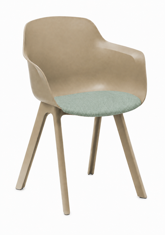 Eden Loria 4 Leg Armchair - Seat Upholstered