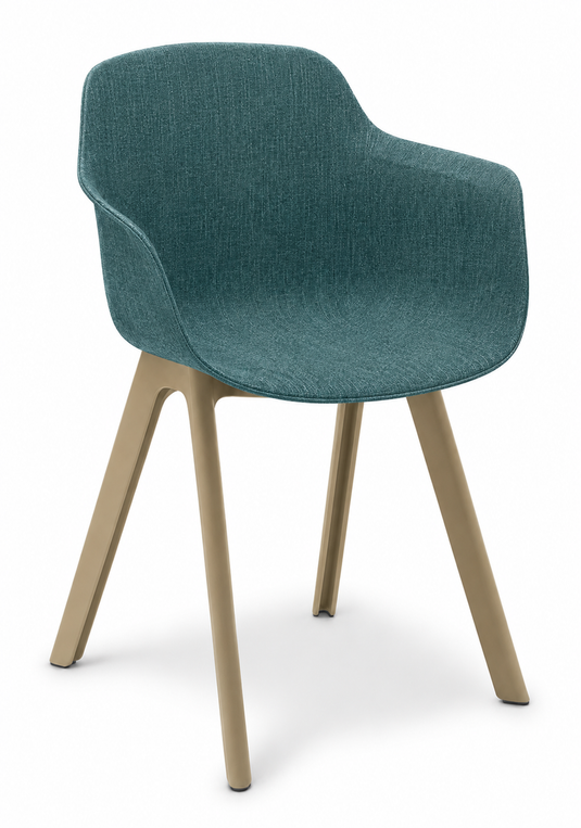 Eden Loria 4 Leg Armchair - Upholstered