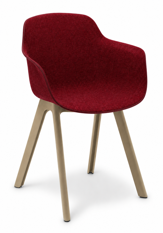 Eden Loria 4 Leg Armchair - Upholstered